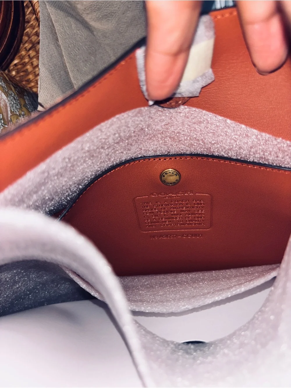 NWT! Coach Brooklyn Shoulder Bag 34 in Clay CCU01
